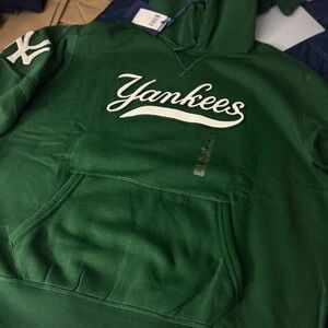 Ralph Lauren x mob collab green Yankees hoodie